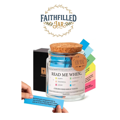 Faith filled Jar - Bible Verses Jar