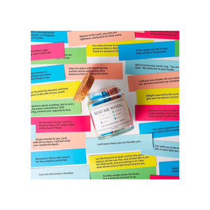 Faith filled Jar - Bible Verses Jar